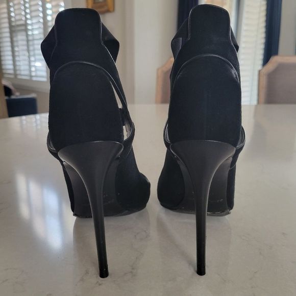 Gianmarco Lorenzi High Heel Pump Black Suede 39 - Picture 8 of 11